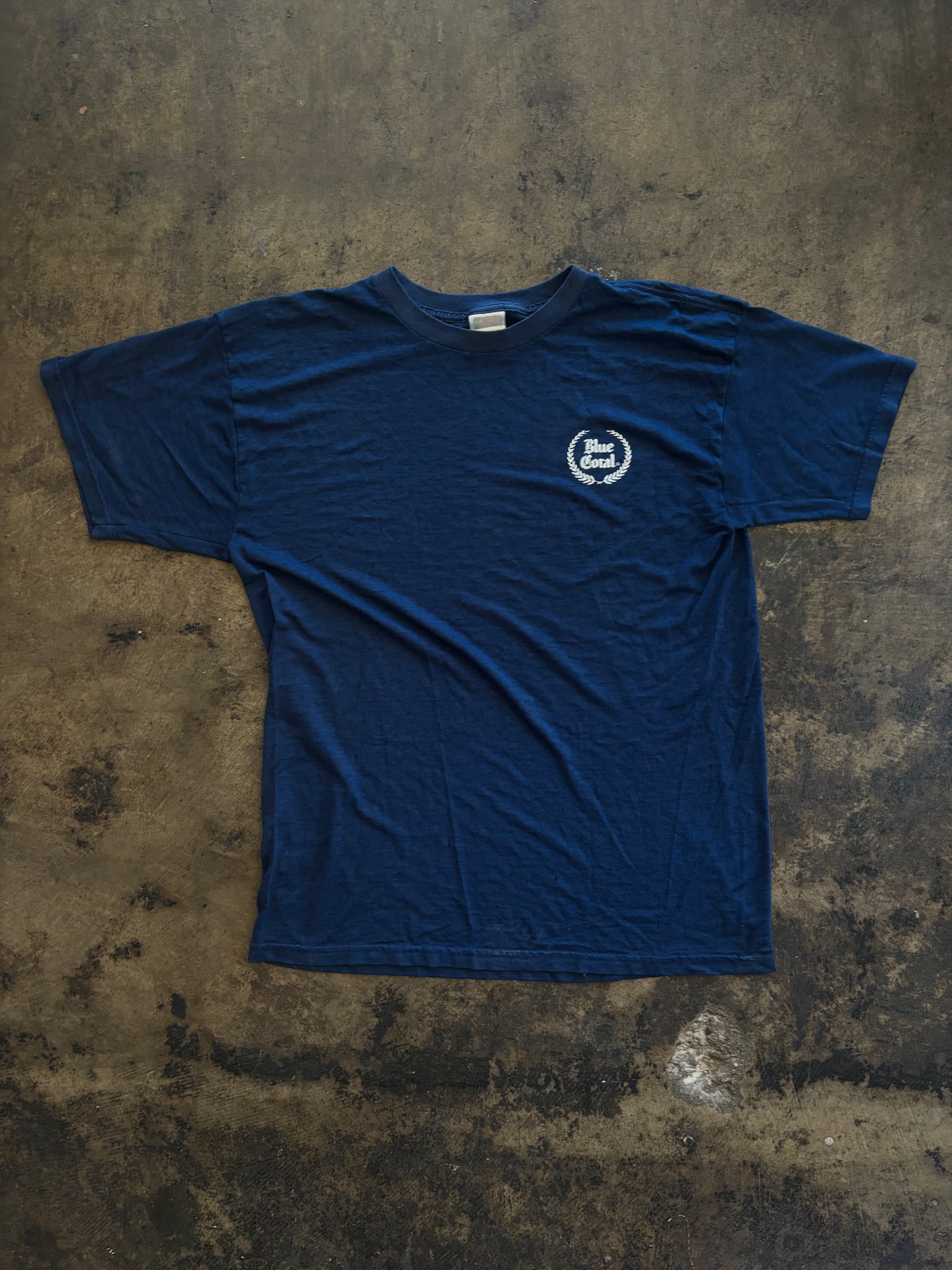 Navy Blue Coral Tee