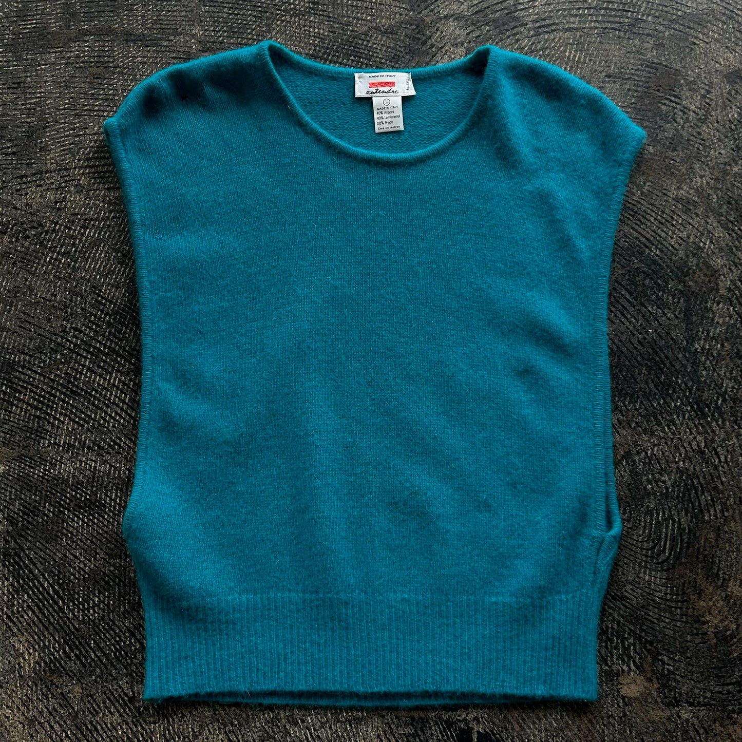 Turquoise Sleeveless Sweater