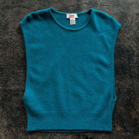Turquoise Sleeveless Sweater