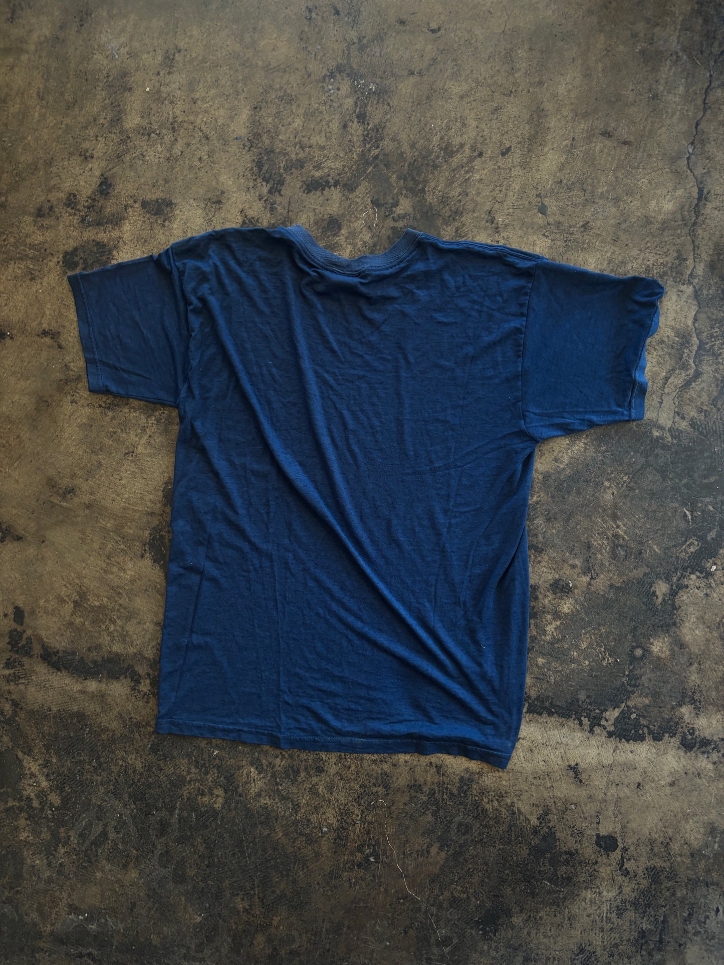 Navy Blue Coral Tee