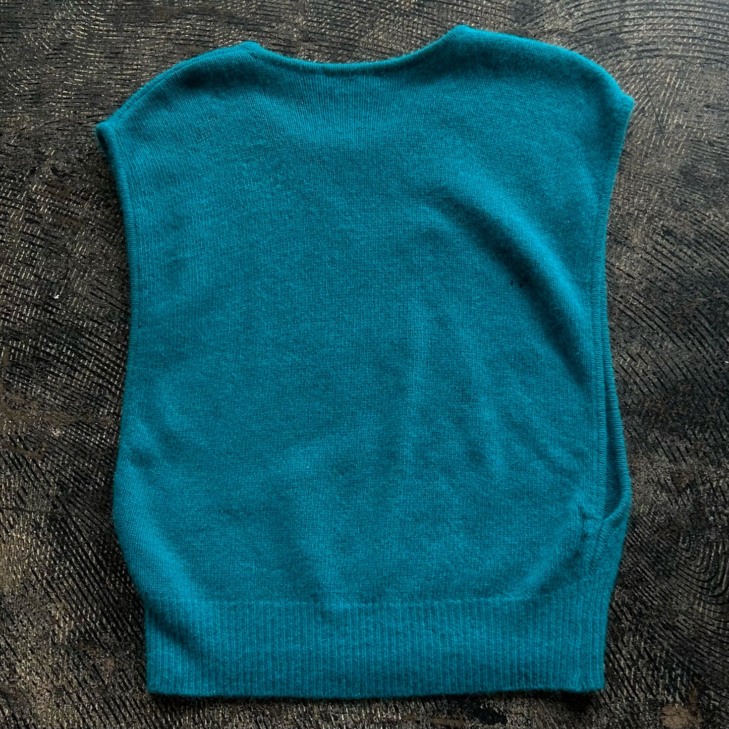 Turquoise Sleeveless Sweater