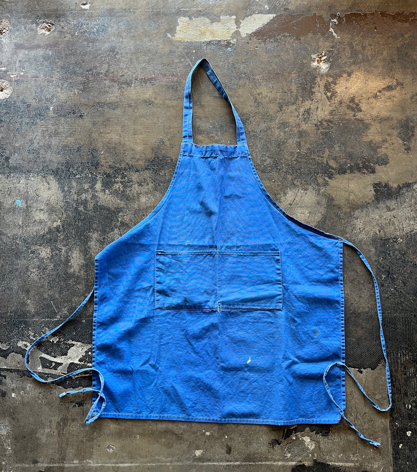 Blue Canvas Apron