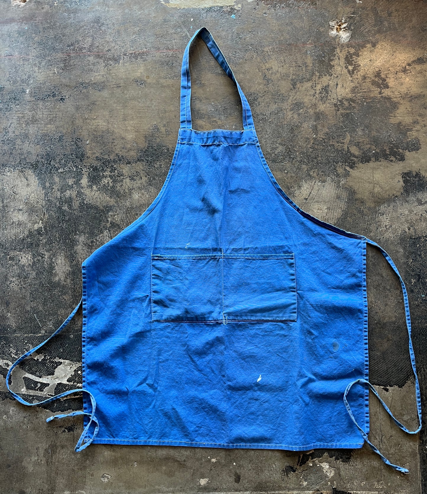 Blue Canvas Apron