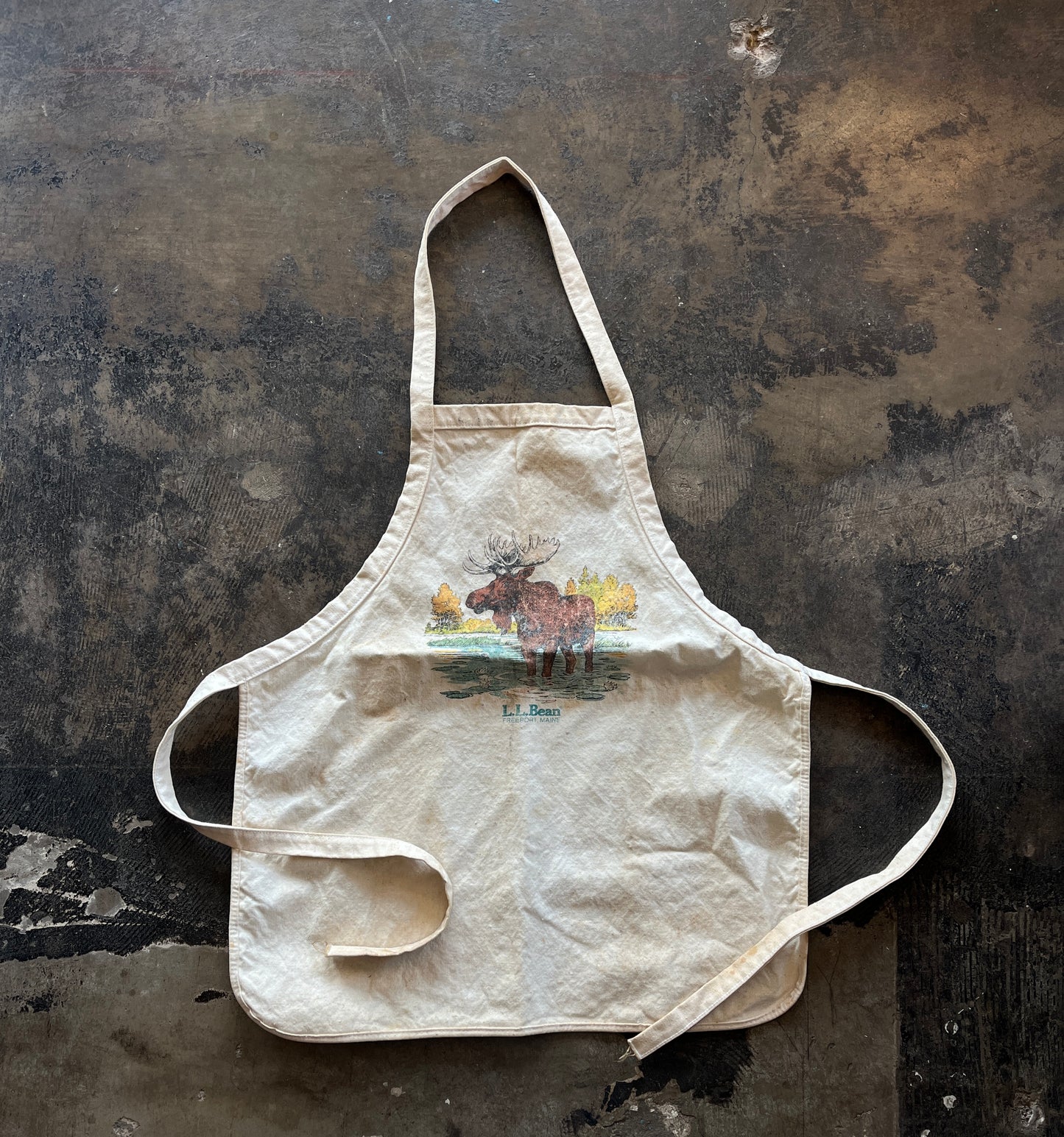 LL Bean Moose Apron