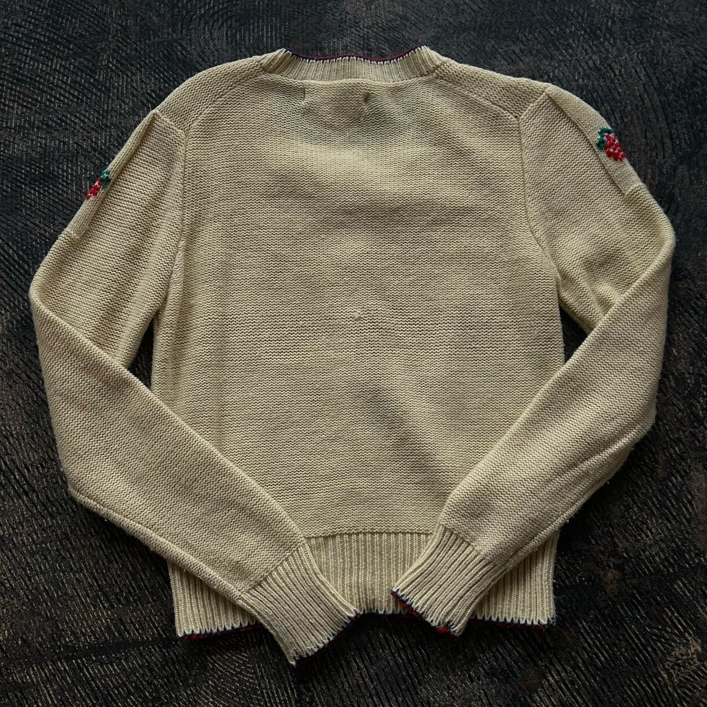 Strawberry Knit Cardigan