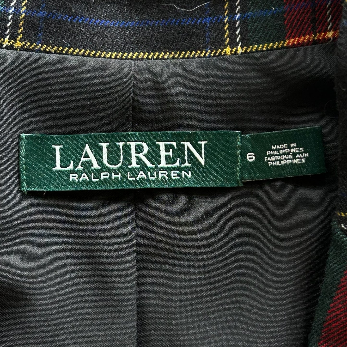 Tartan Plaid Ralph Lauren Blazer