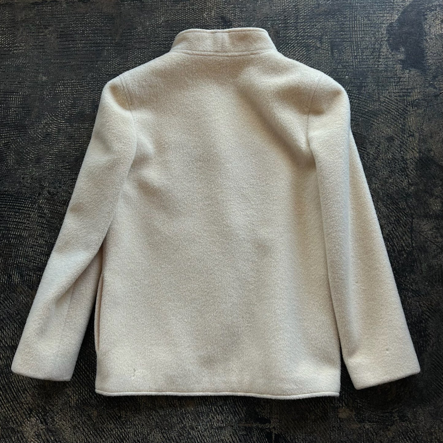 Cream Single Button Jacket