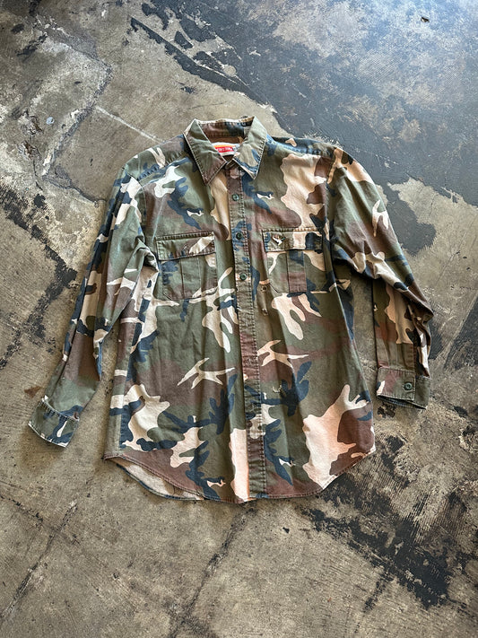 Camo Winchester Button Up Shirt Jacket