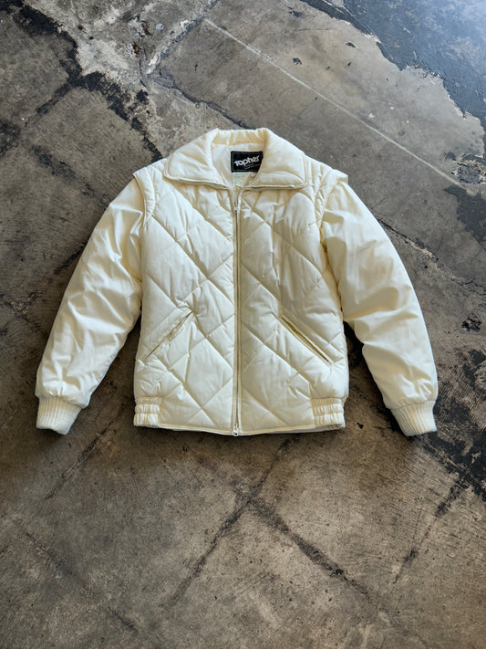 Topher Cream Puffer Jacket