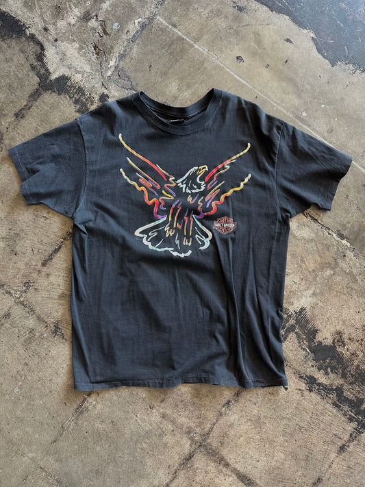 Dallas Harley Davidson Eagle Black Tee