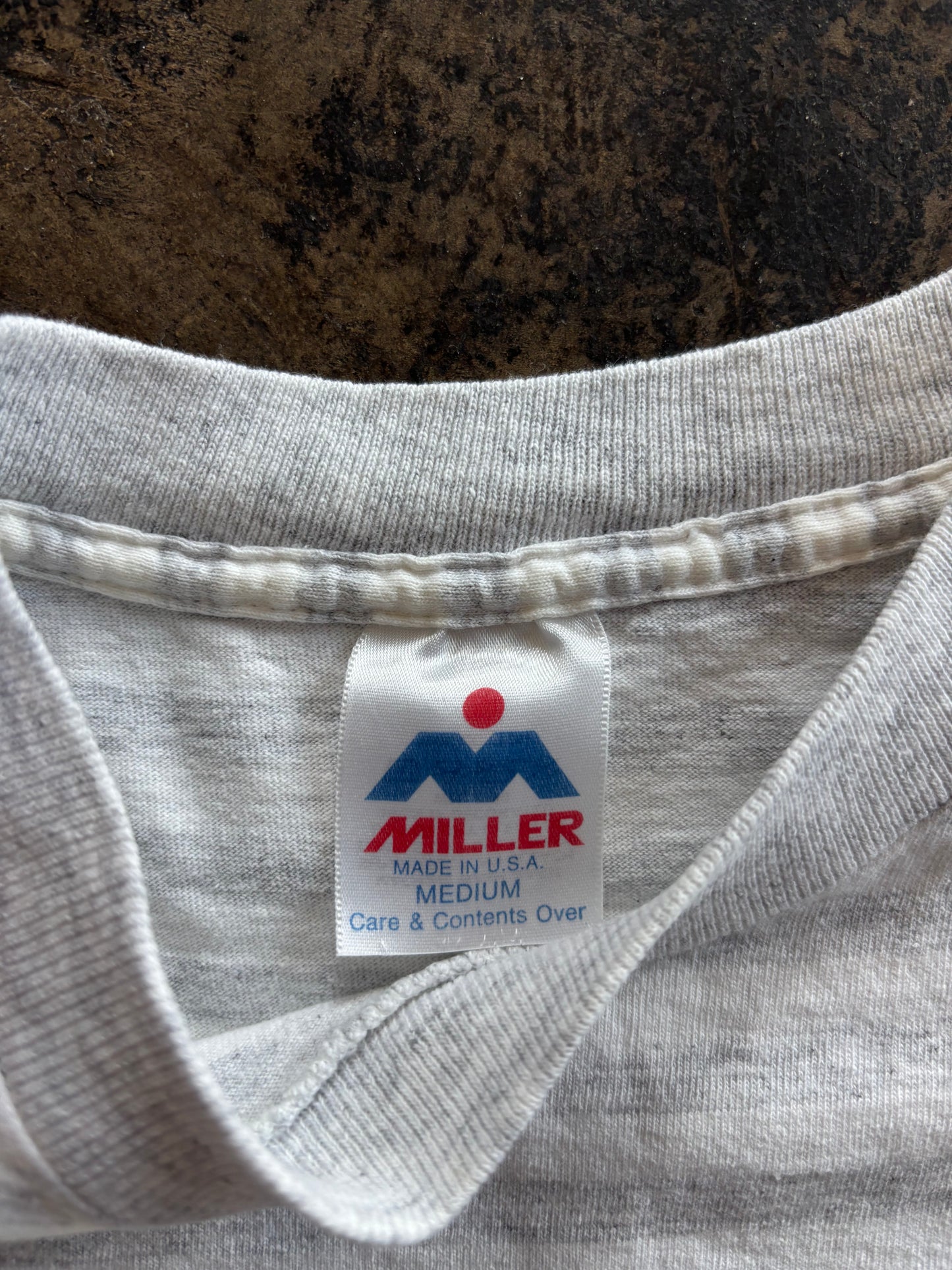 Gray Striped Wildlife Graphic Tee