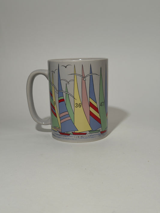 Pastel Sailboat Mug