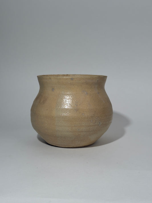 Handmade Clay Beige Pot