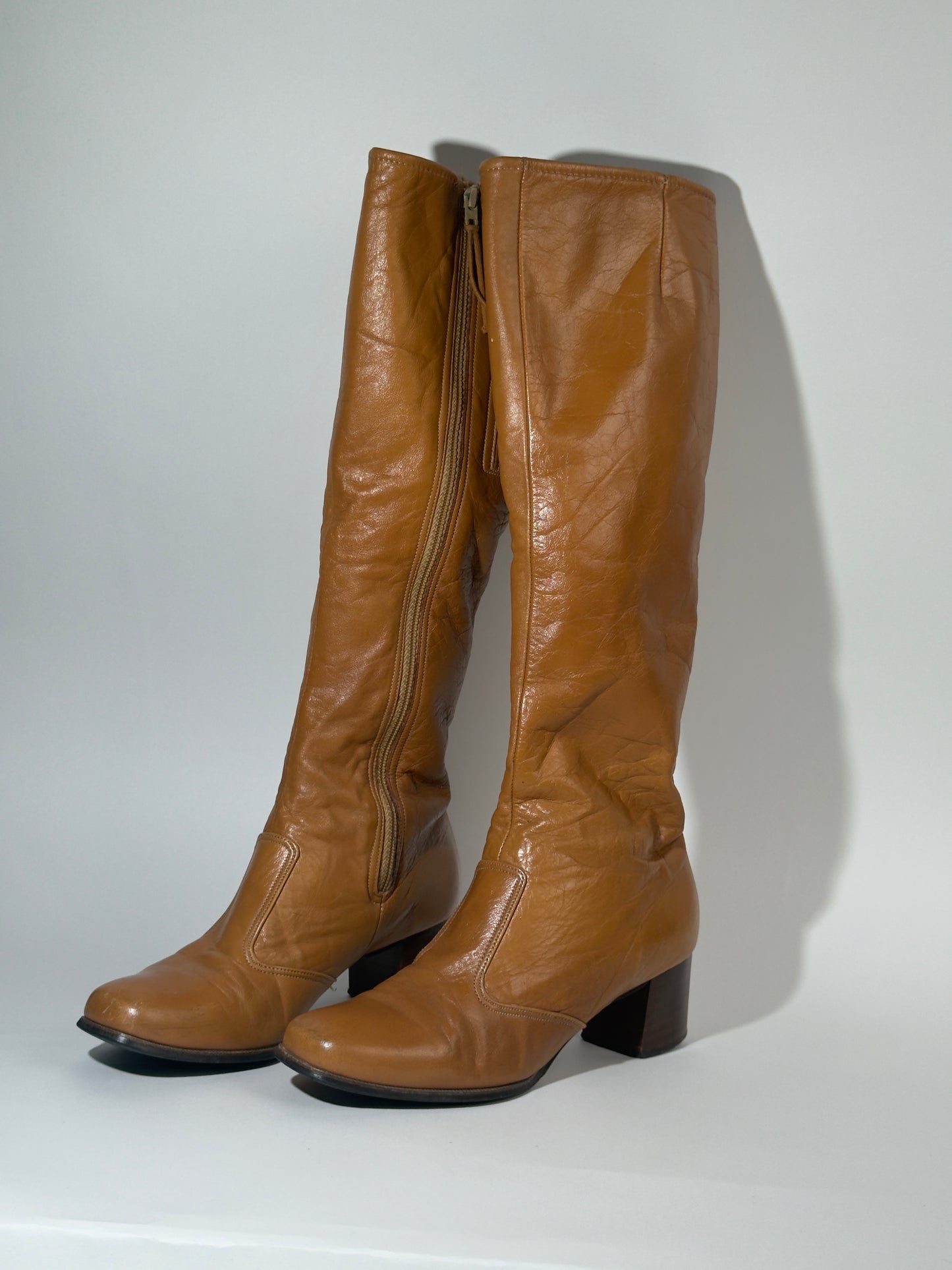Cobbies Brown Leather Knee High Boots