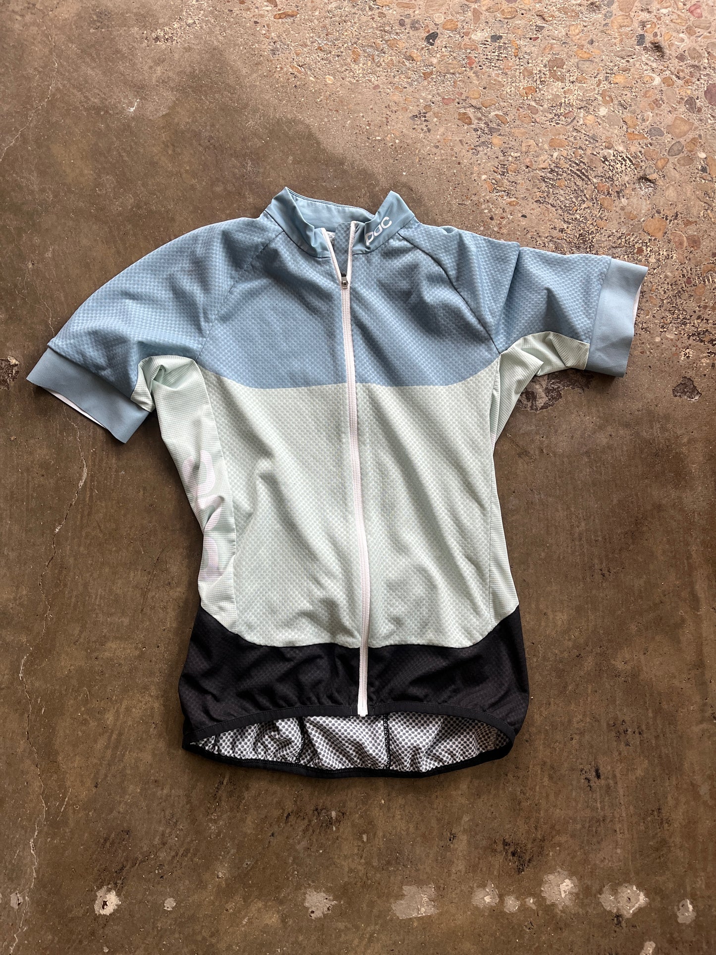 POC Blue Full Zip Cycling Jersey