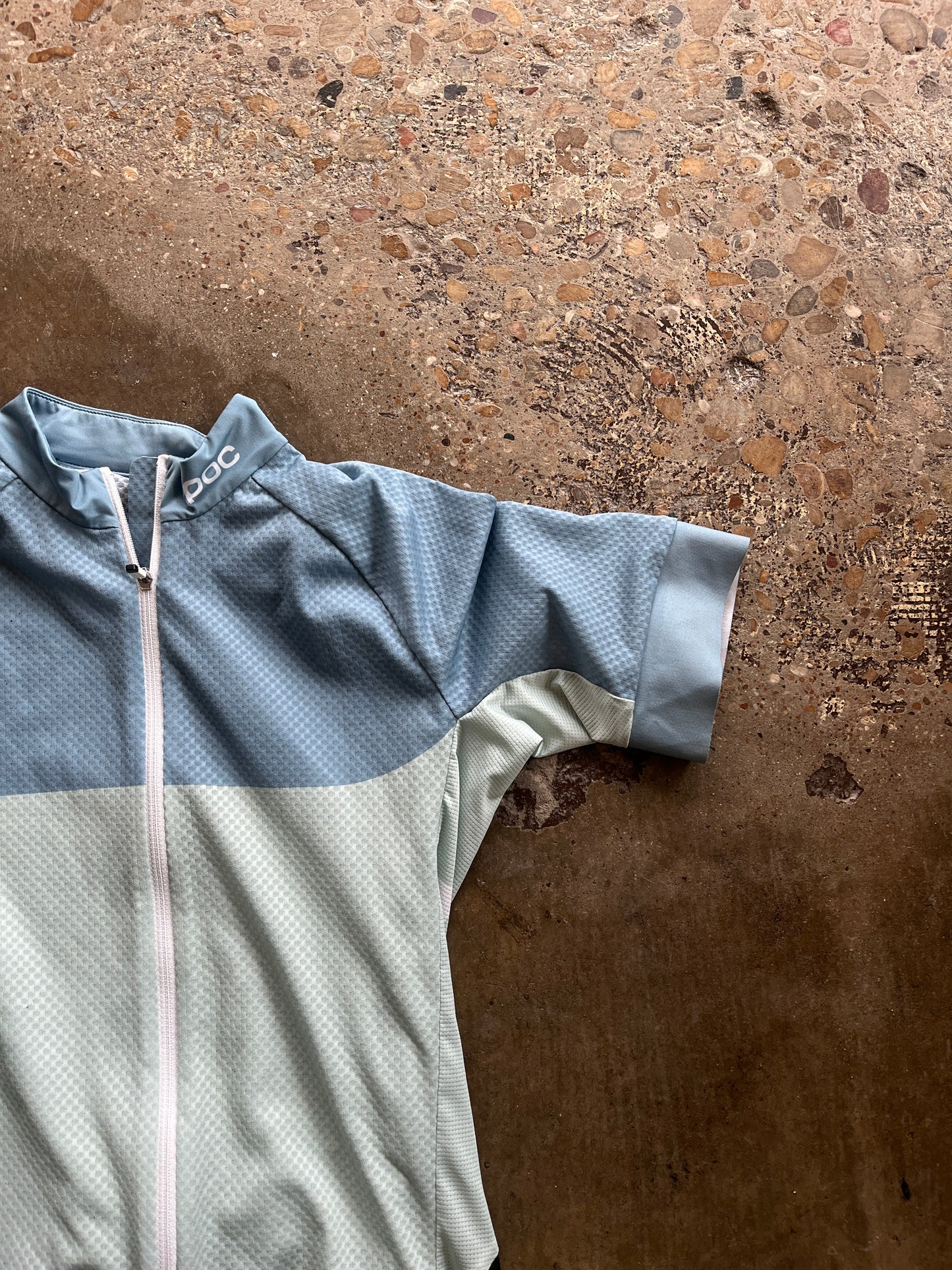 POC Blue Full Zip Cycling Jersey