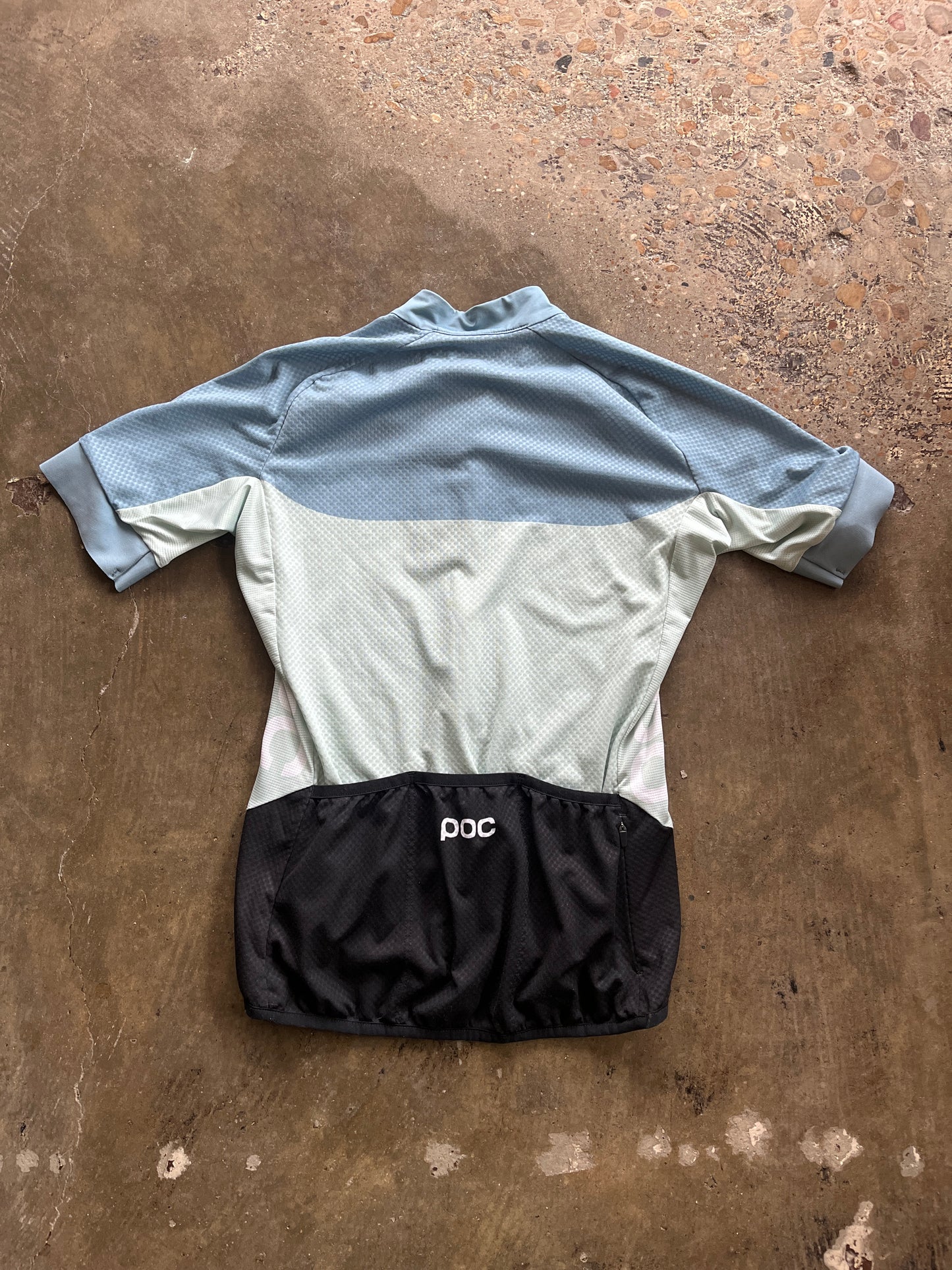 POC Blue Full Zip Cycling Jersey