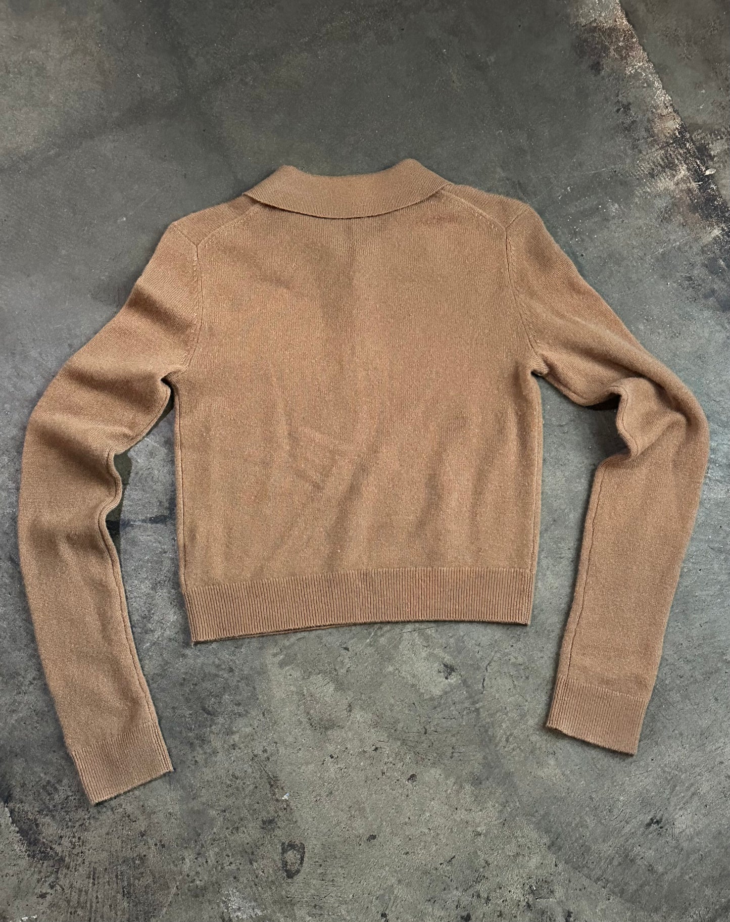 Brown Wilfred Cashmere Long Sleeve Sweater