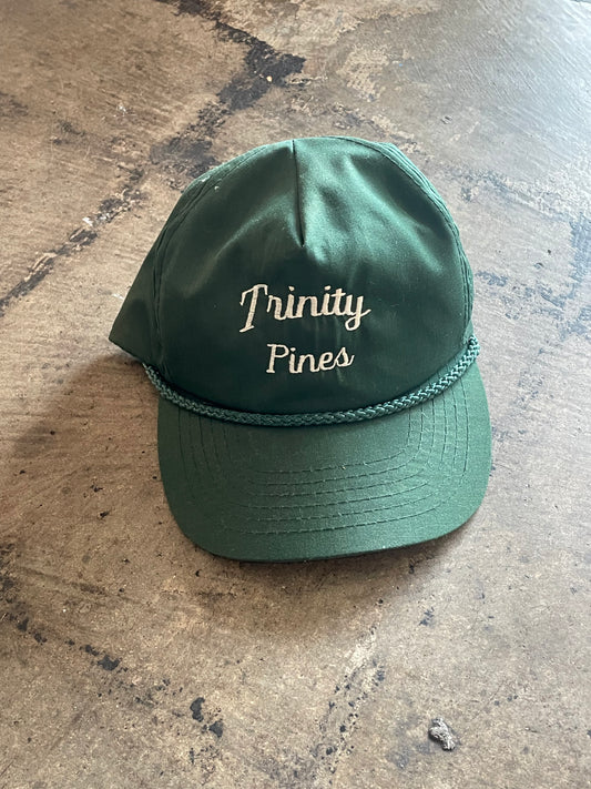 Green Trinity Pines Rope Brim Hat