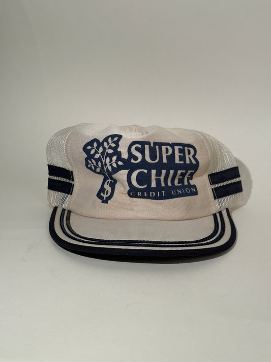 Blue + White Super Chief Trucker Hat
