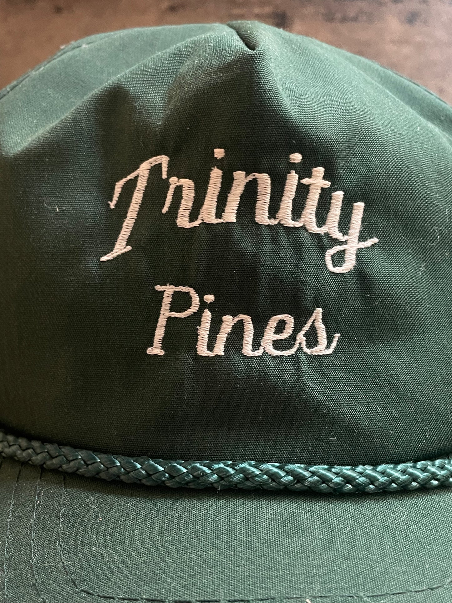 Green Trinity Pines Rope Brim Hat