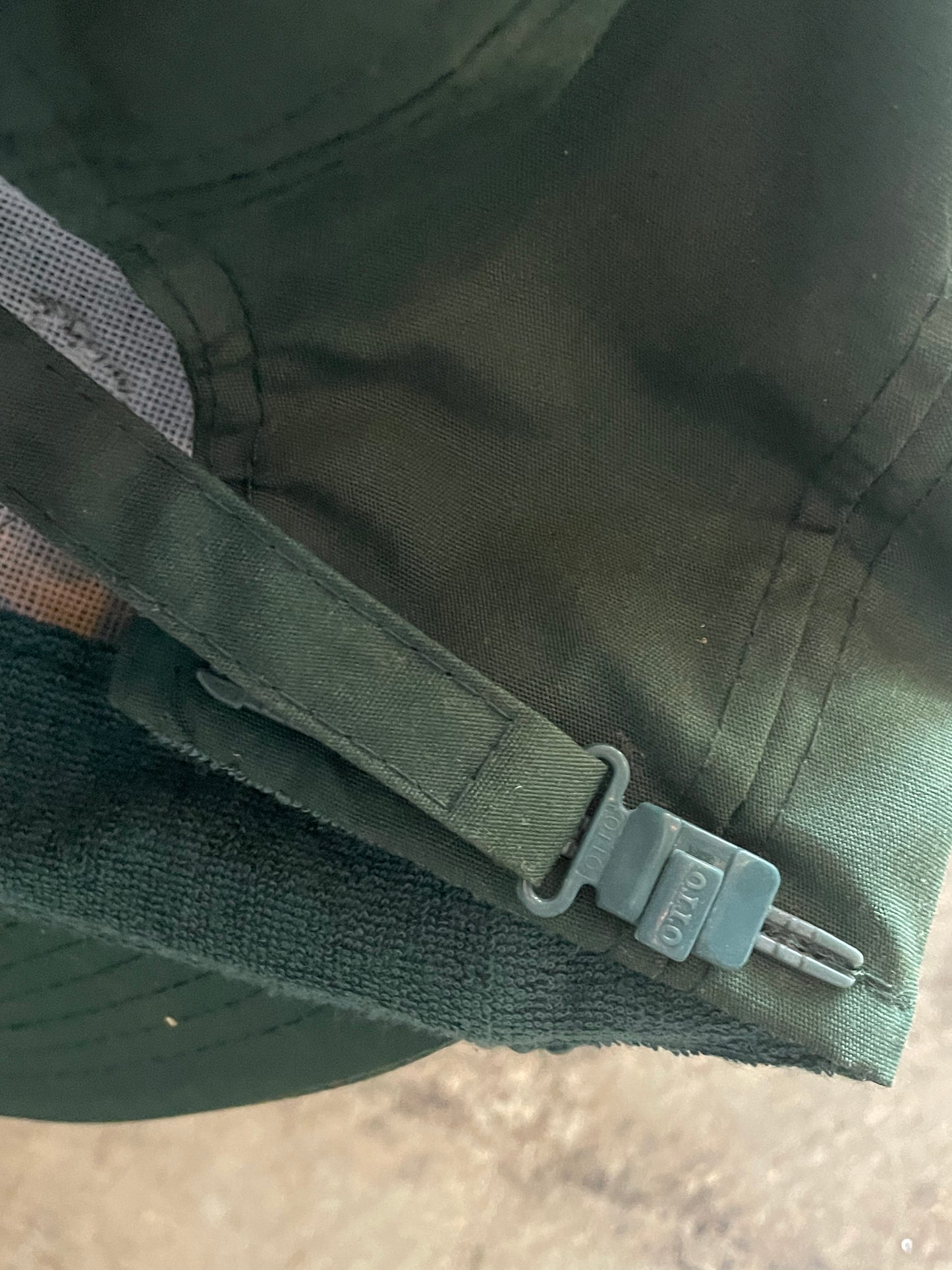 Green Trinity Pines Rope Brim Hat