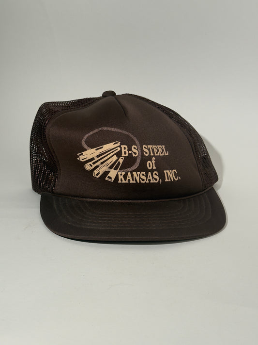 Brown BS Steel Kansas Trucker Hat