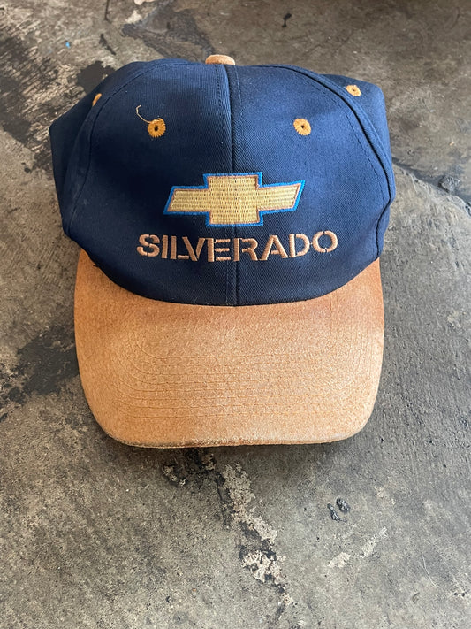Suede + Navy Silverado Dad Hat