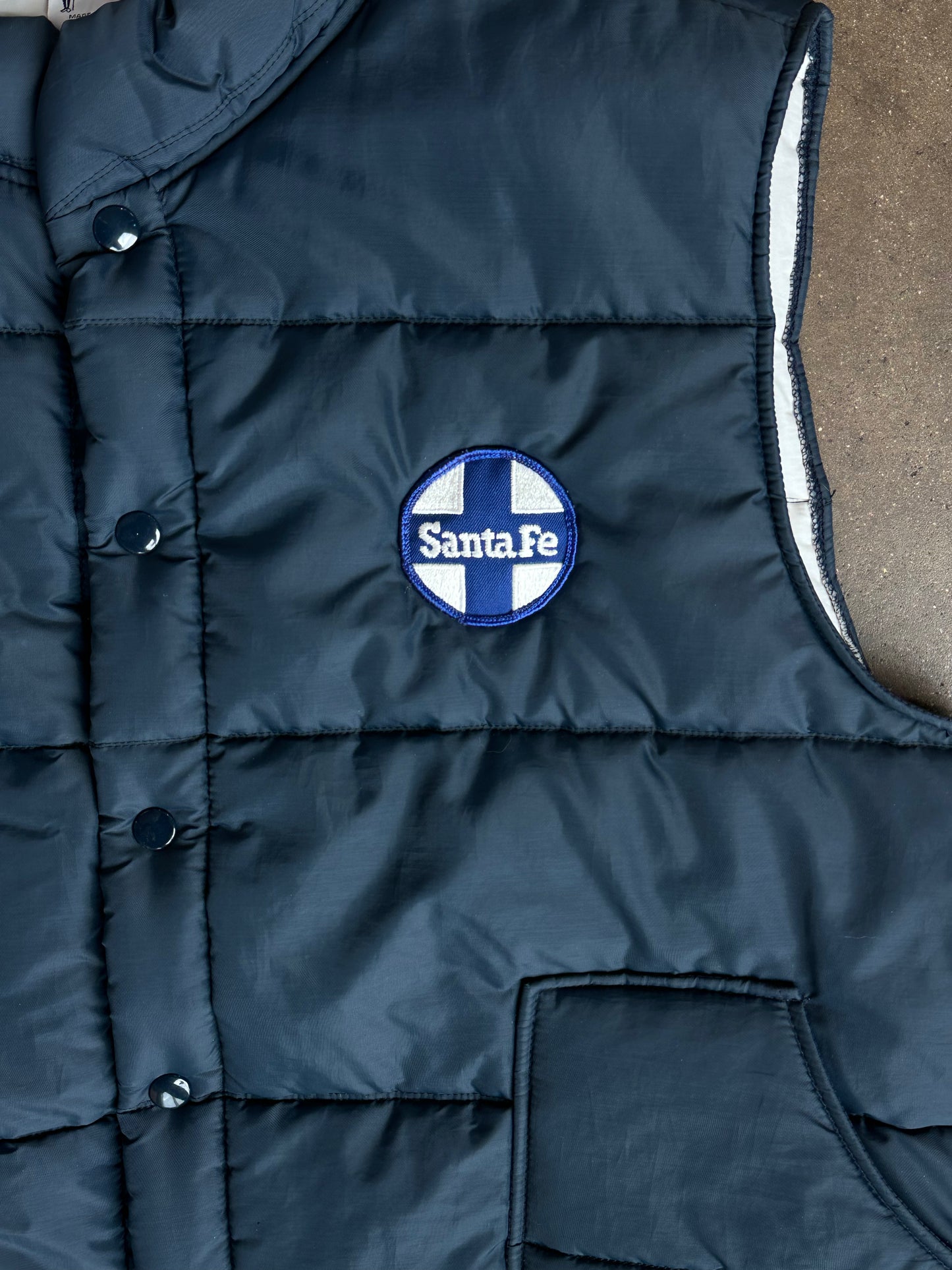 Navy Aristo Jac Santa Fe Puffer Vest