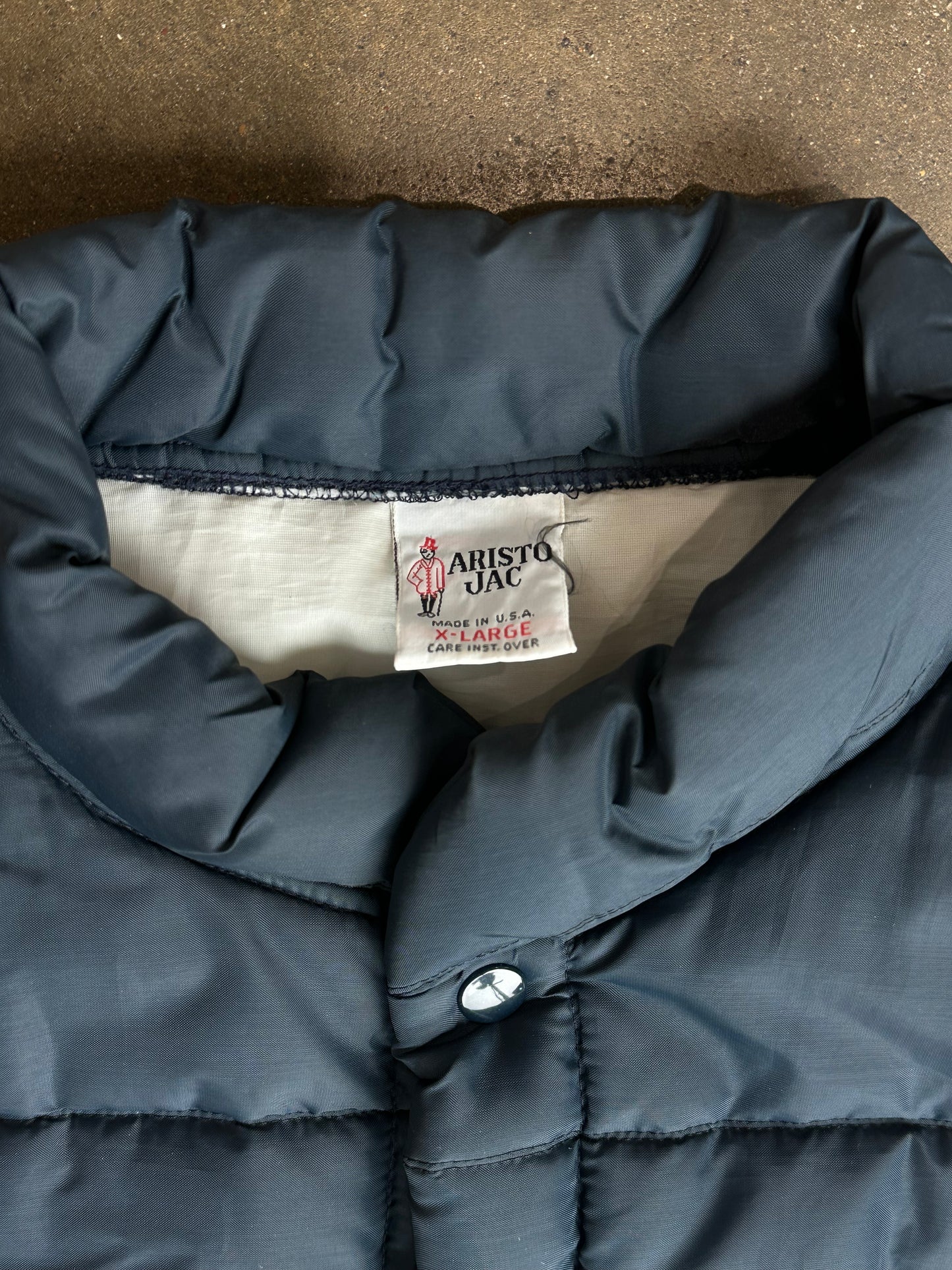 Navy Aristo Jac Santa Fe Puffer Vest