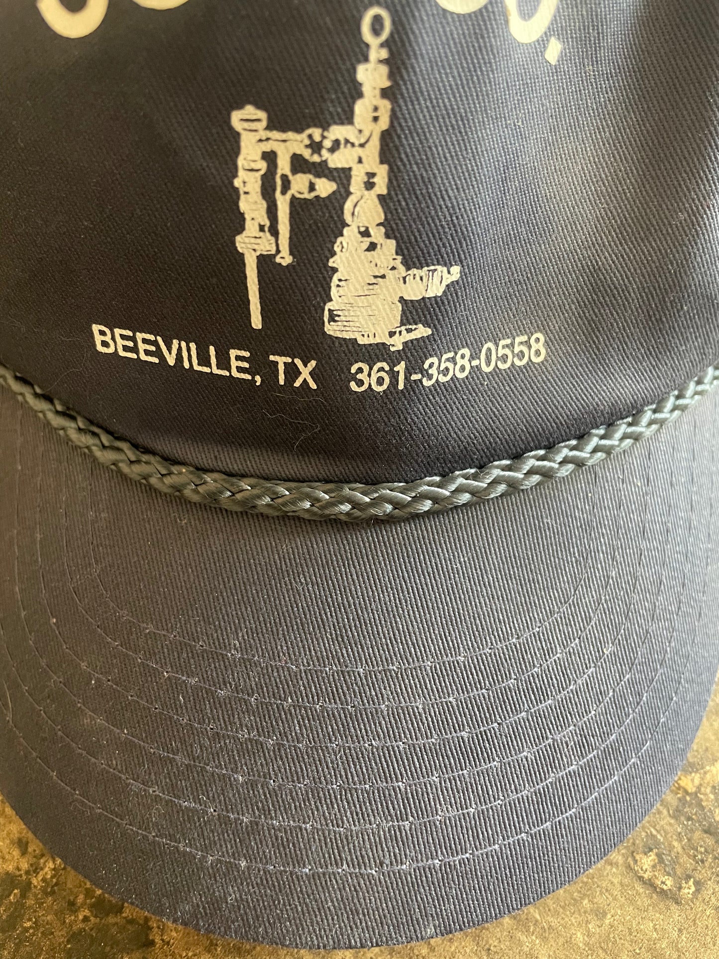 Navy Cody Co. Rope Brim Hat