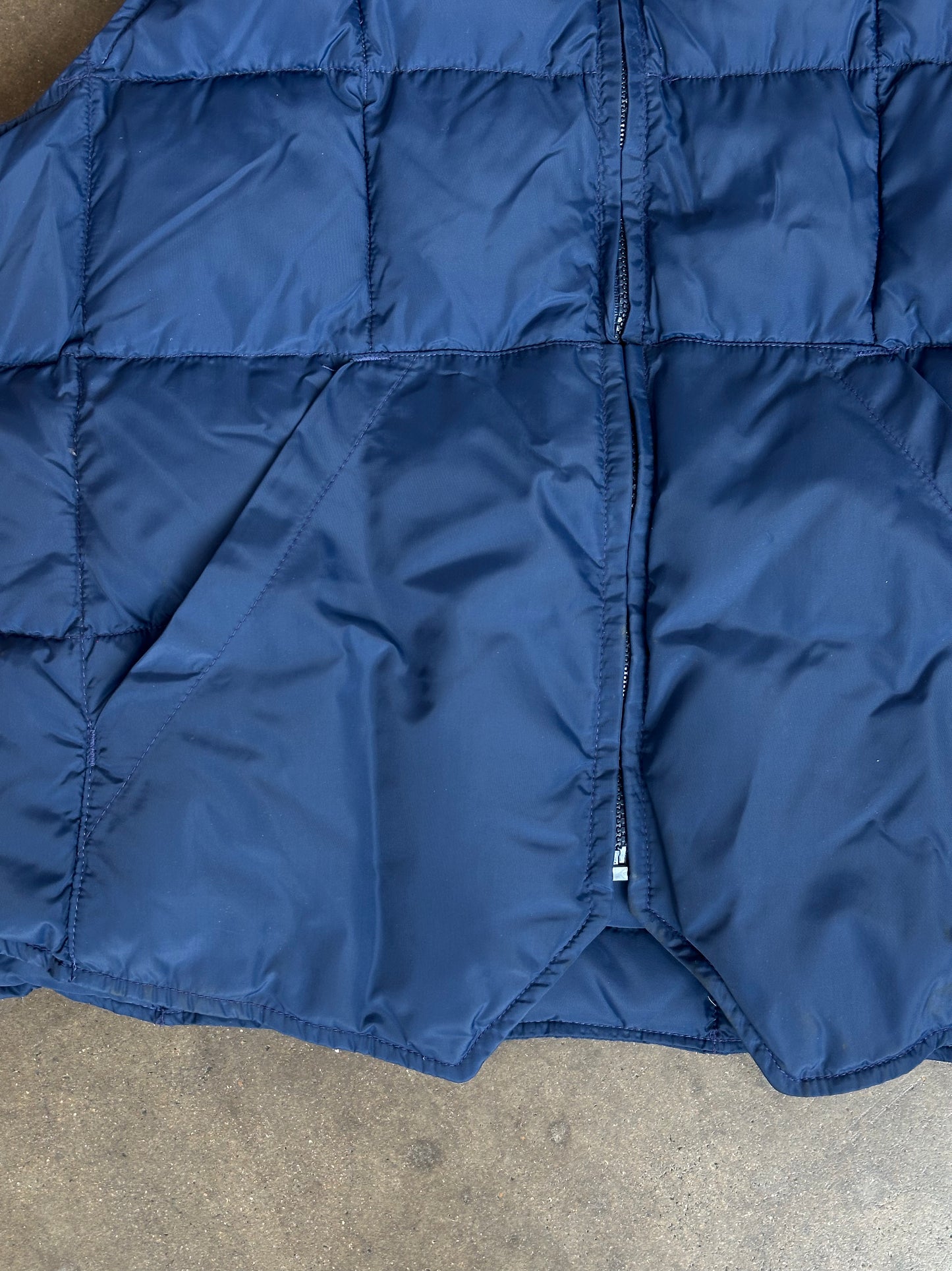 Eddie Bauer Navy Blue Puffer Vest