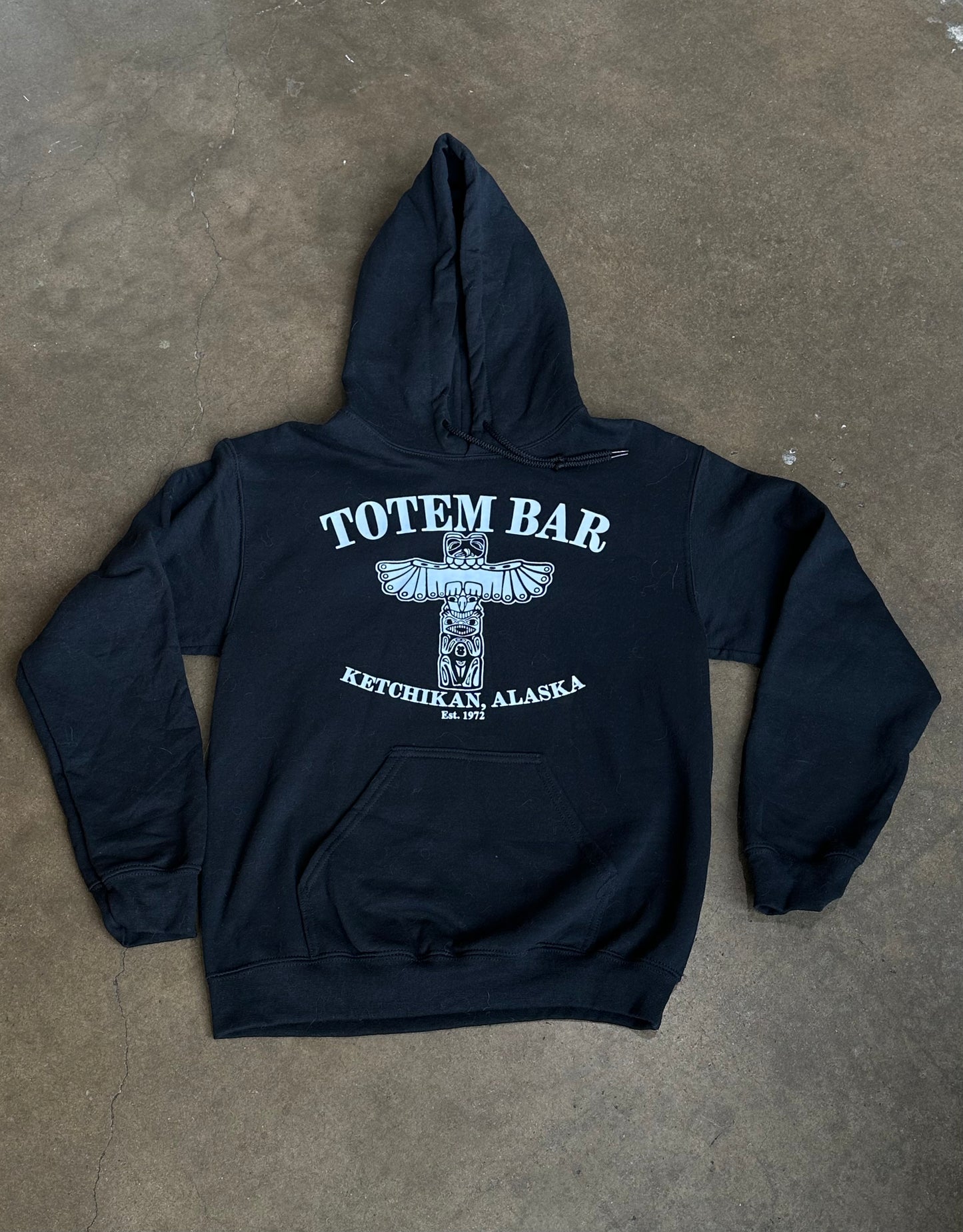 Black Totem Bar Alaska Hoodie