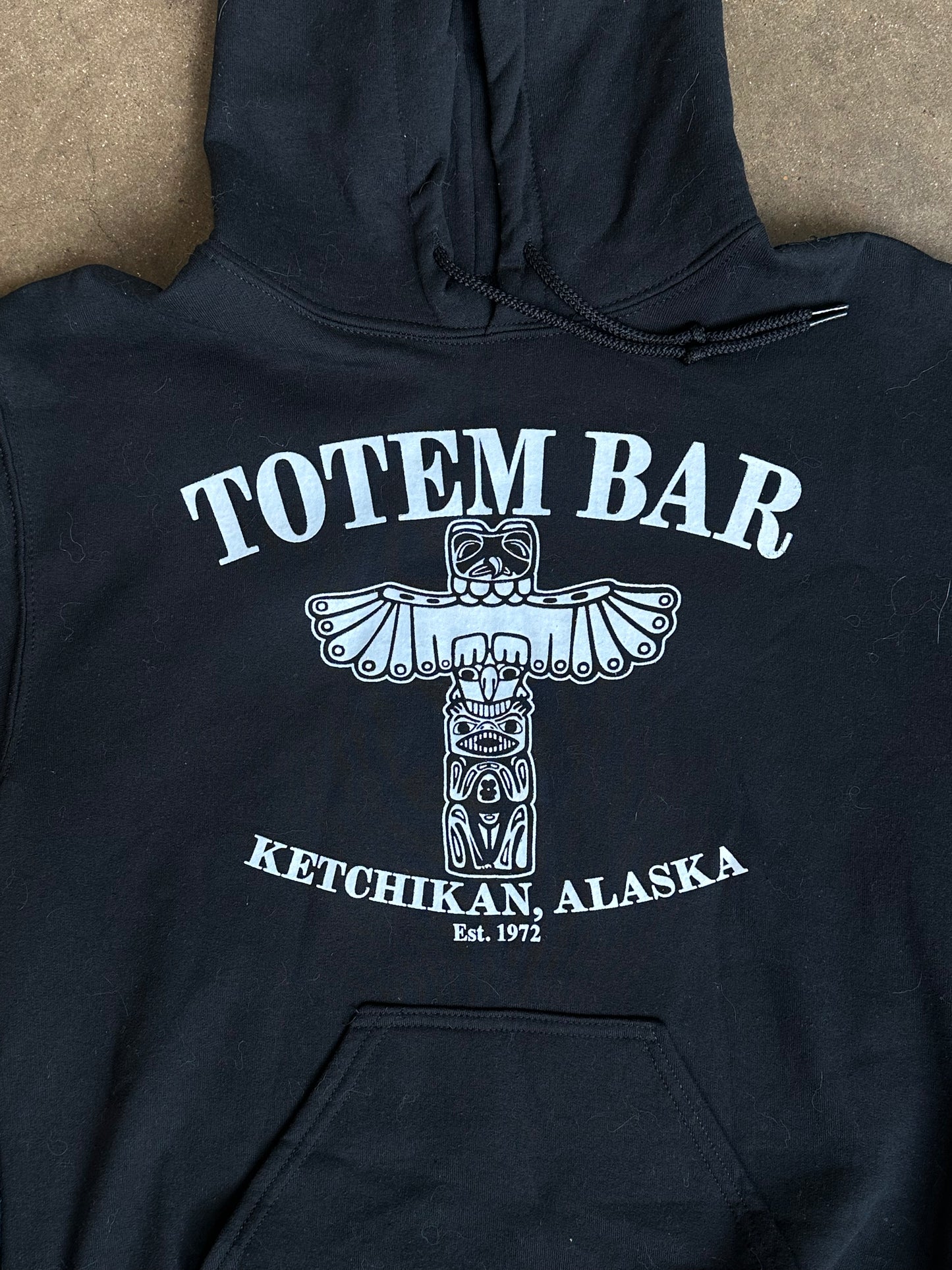 Black Totem Bar Alaska Hoodie