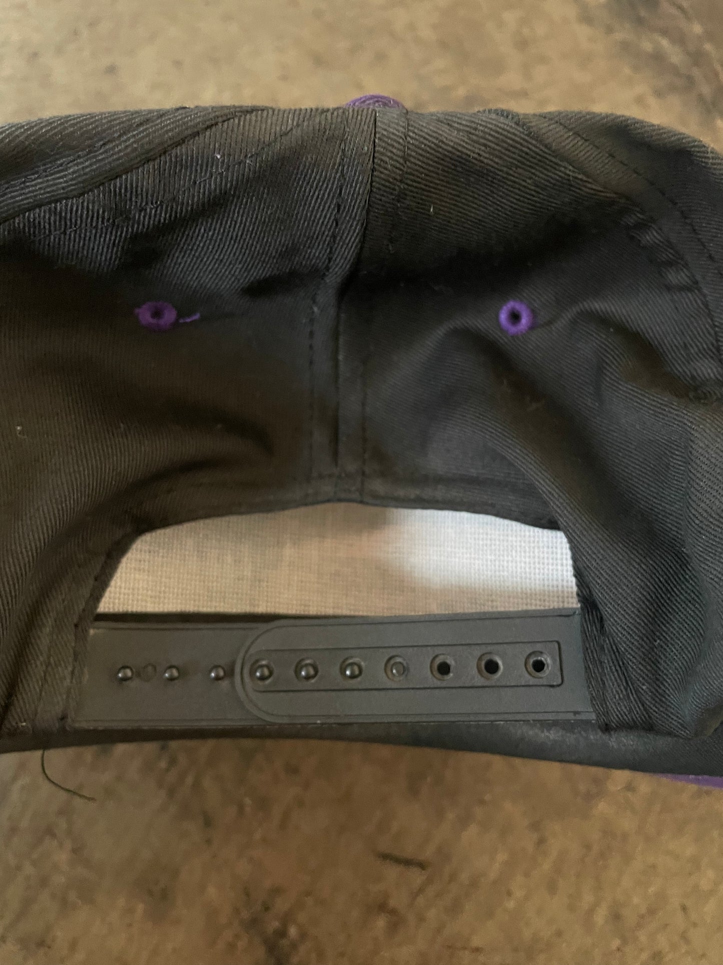 Black + Purple Dunns Fish Farm Hat