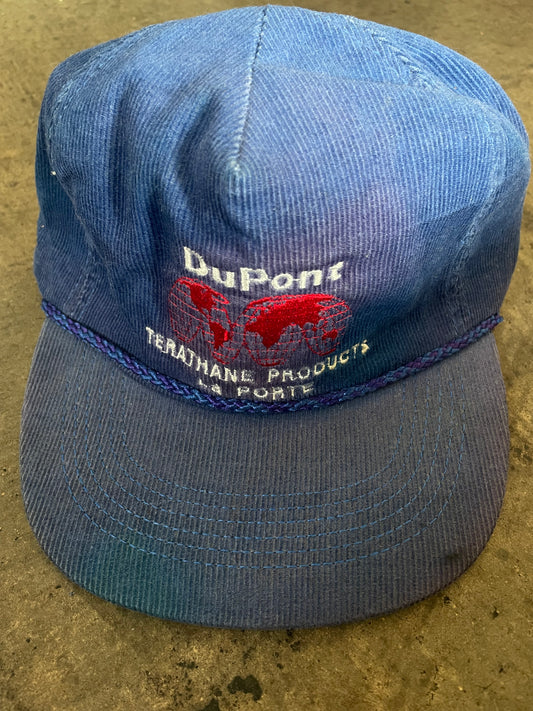 Blue Corduroy Dupont Hat