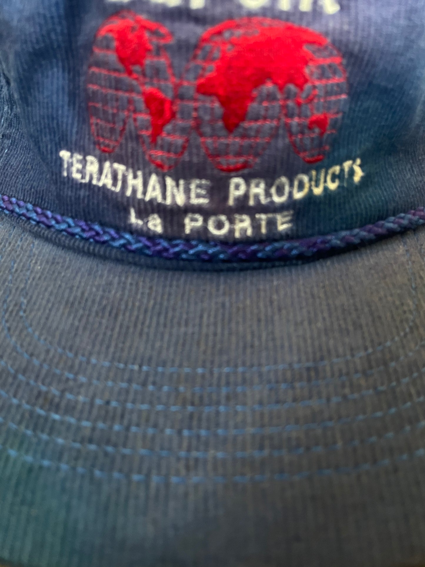 Blue Corduroy Dupont Hat