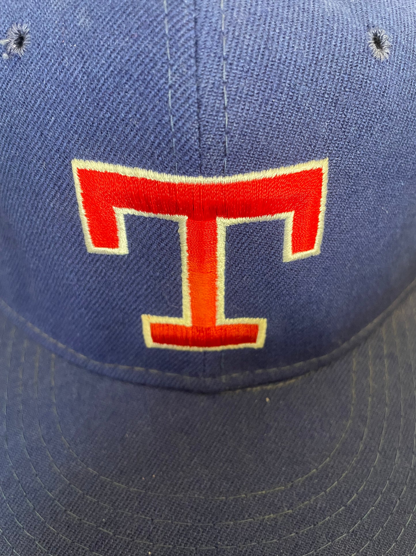 Blue Texas Rangers New Era Fitted Hat