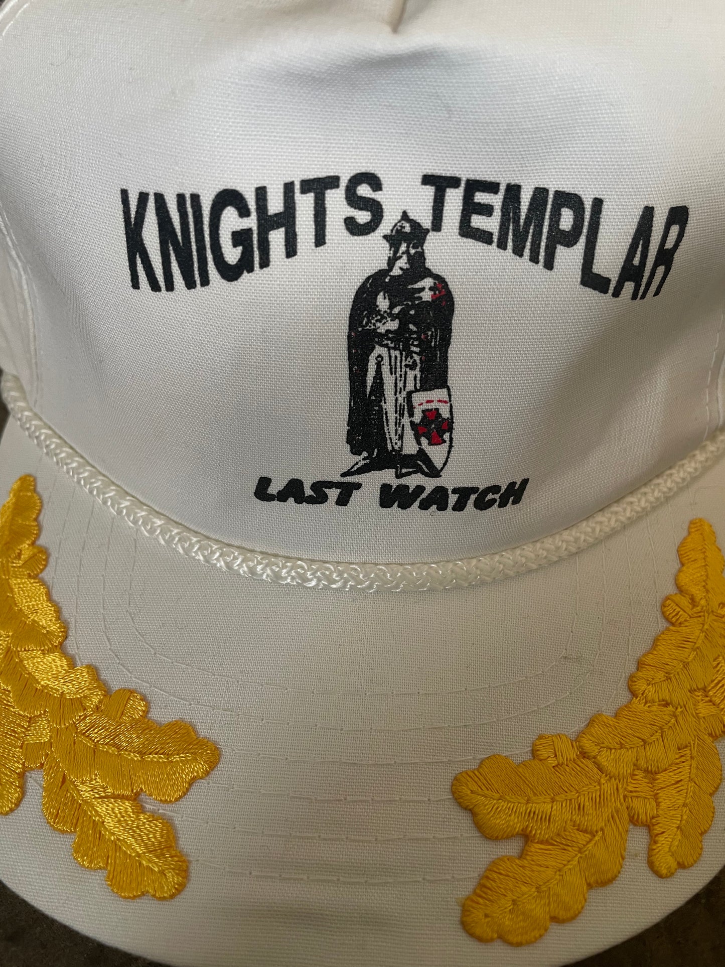 White Knights Templar Hat