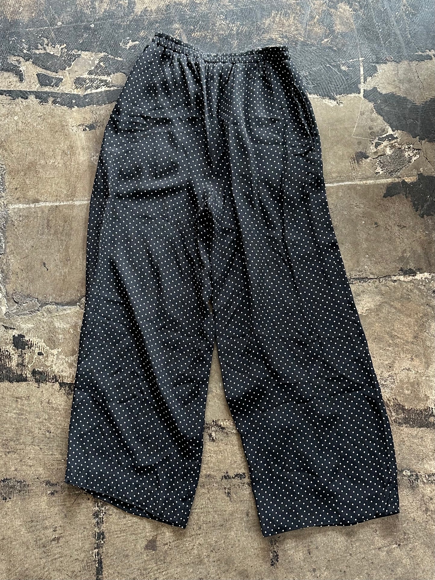 Short Sleeve Daisy + Polkadot Print Button Up Set