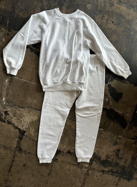 White Jogger Sweatsuit