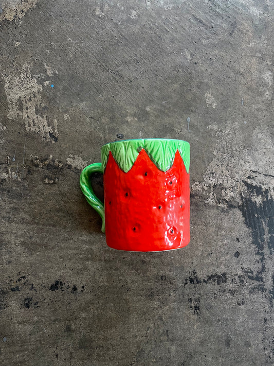 Ceramic Strawberry Mug