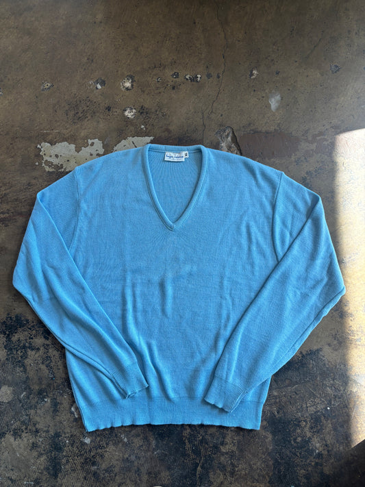 Baby Blue V Neck Cardigan