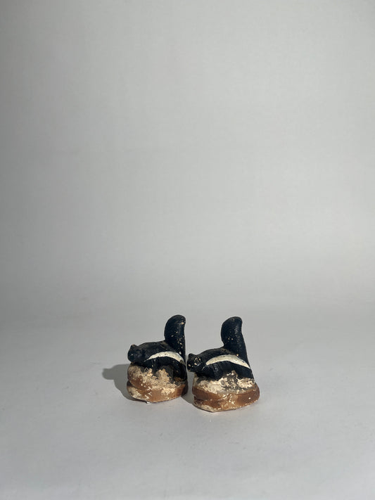 Ceramic Skunk Shakers
