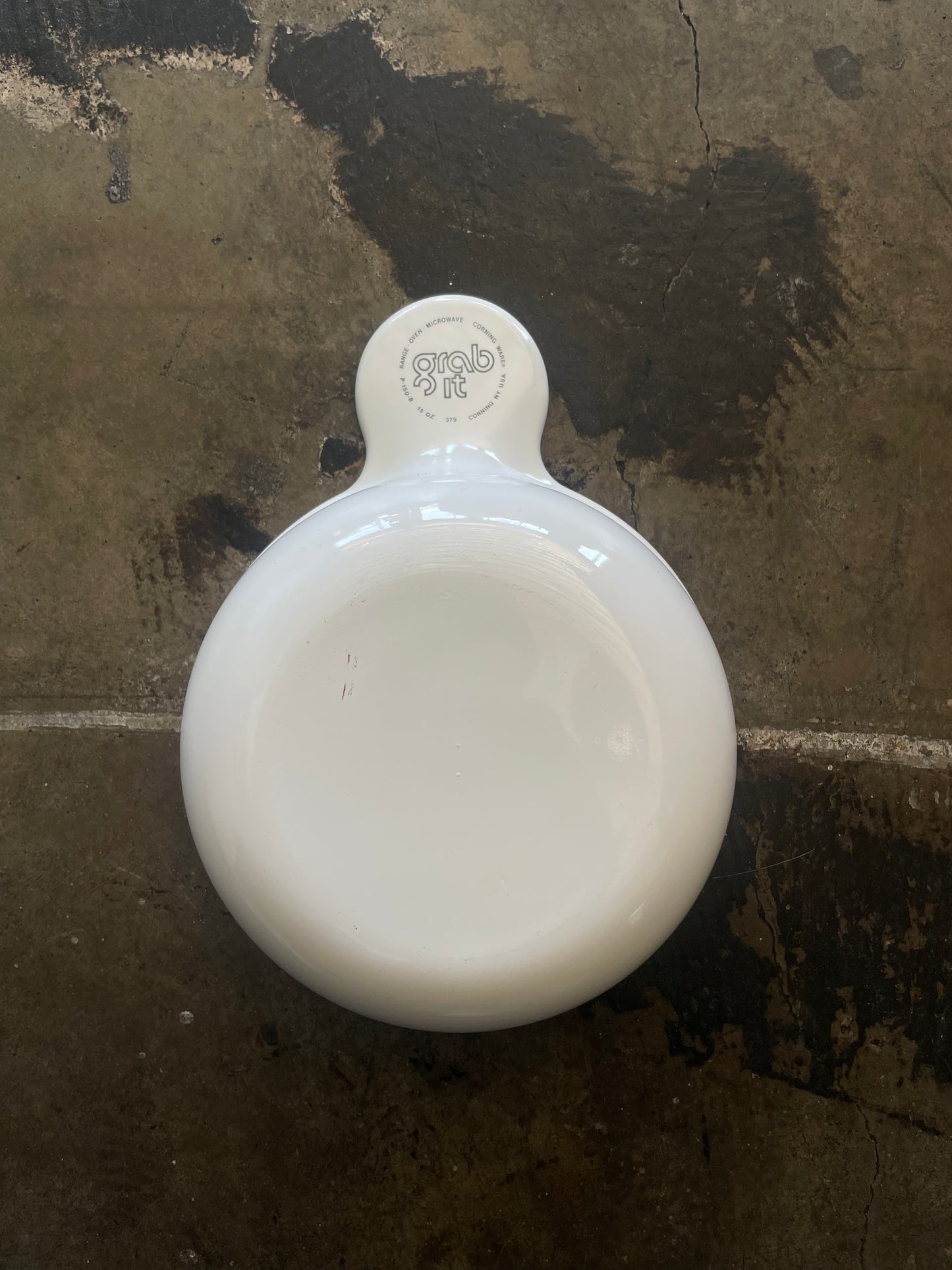 White "Grab-It" Bowl