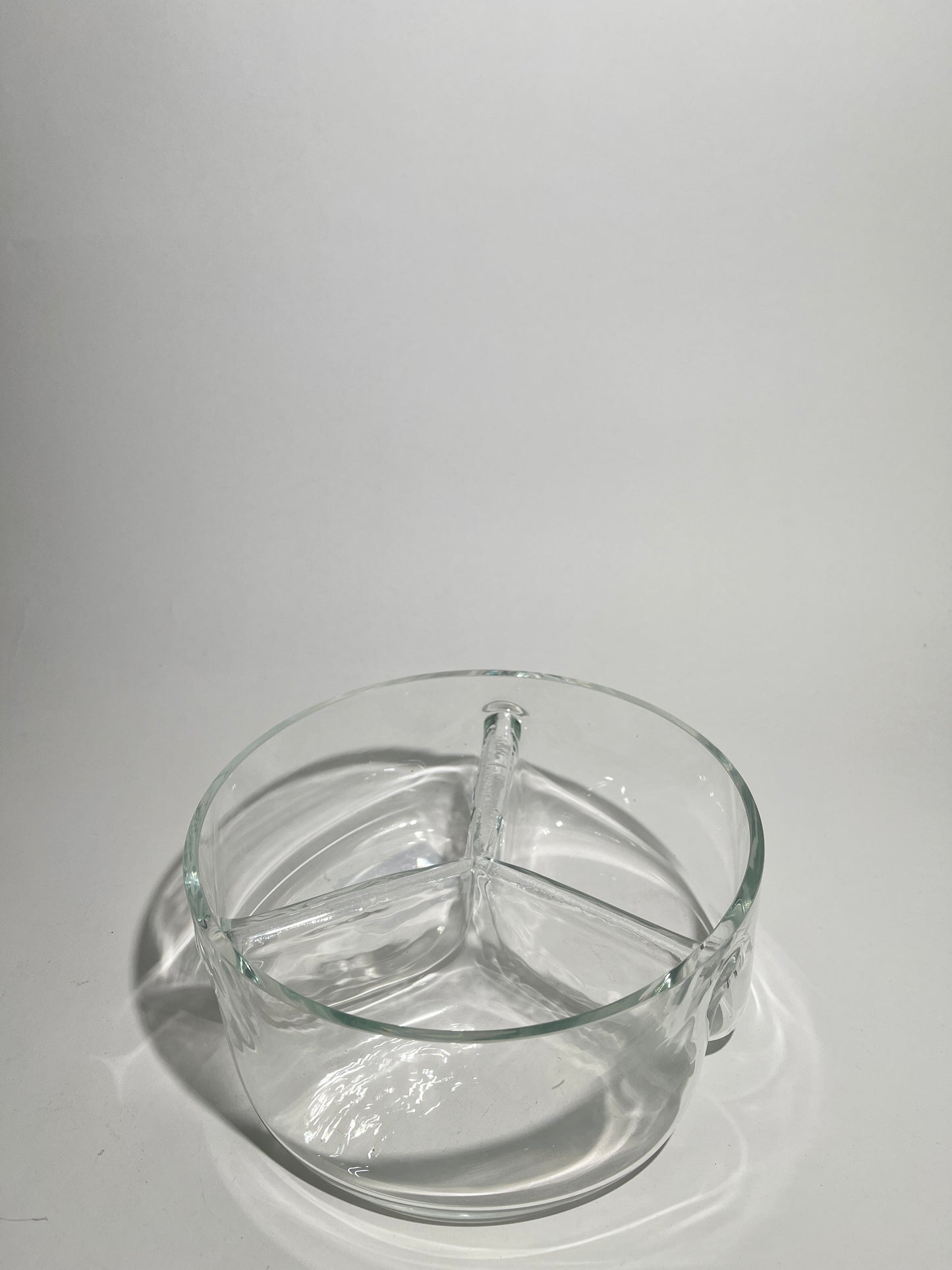 3 Sectioned Glass Bowl