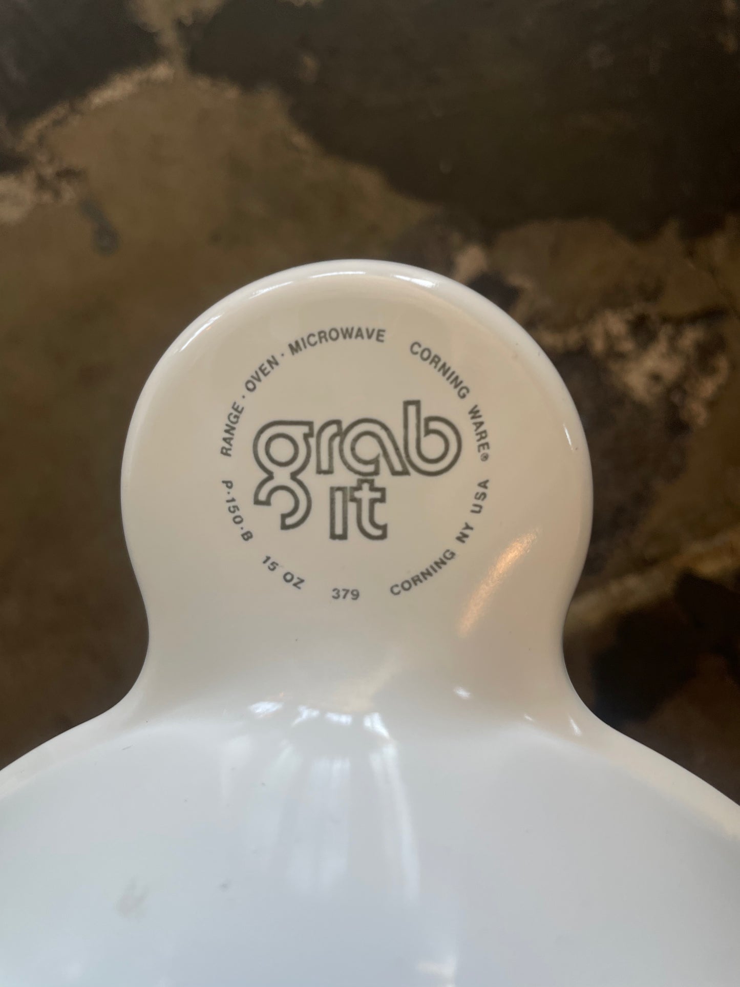 White "Grab-It" Bowl