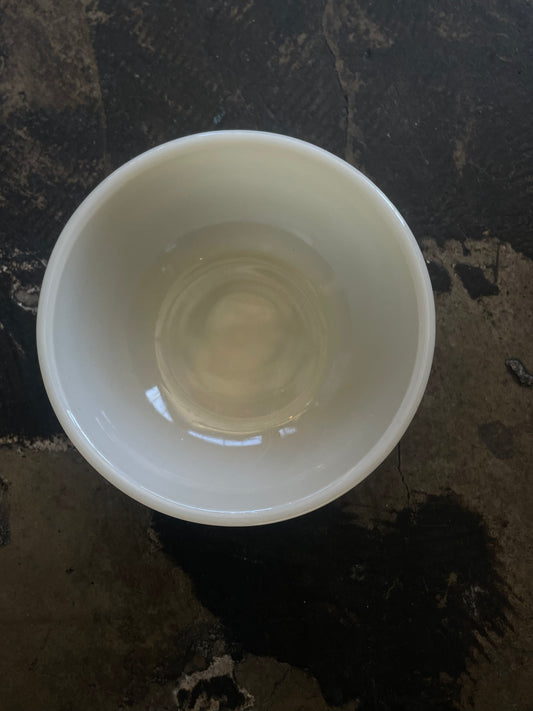 Cream Glass Bowl
