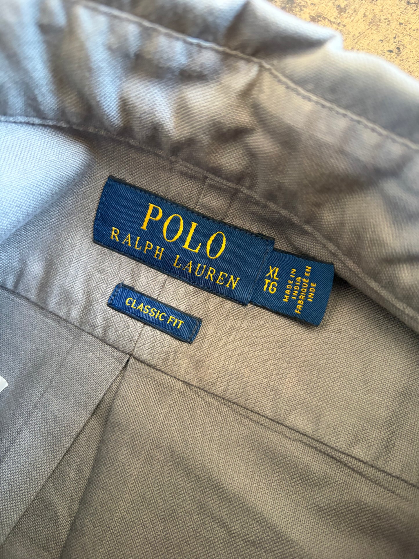 Ralph Lauren Gray Short Sleeve Button Up