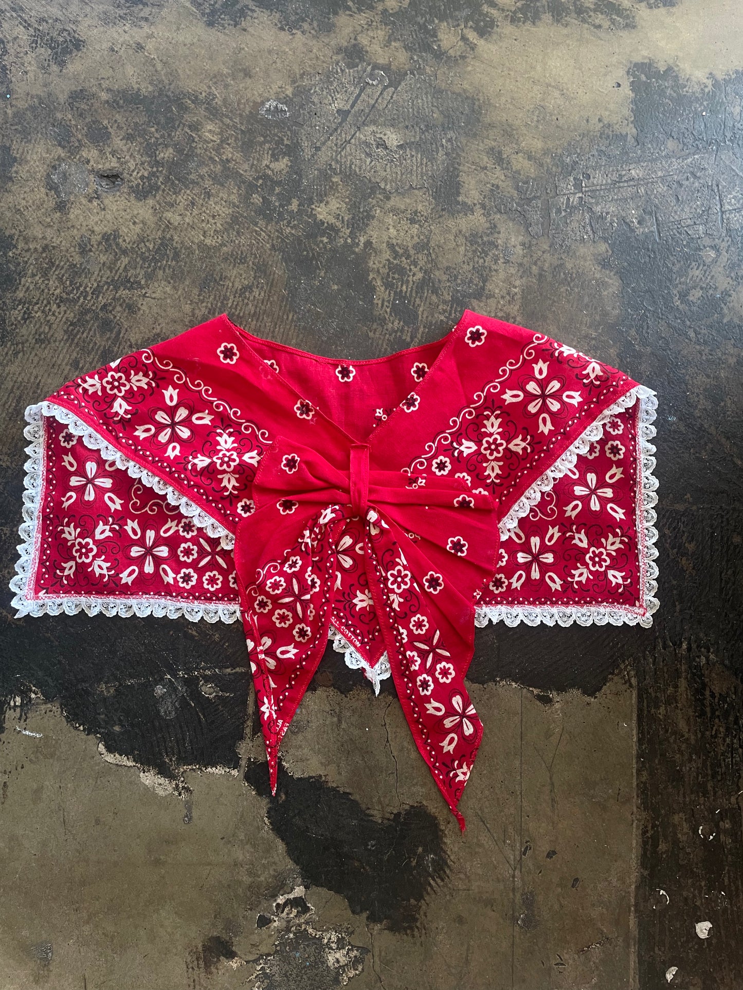 Handmade Bandana Collar with Bow Detail
